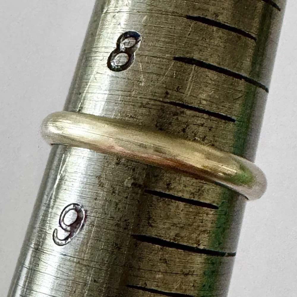 Navajo Spiderweb Turquoise Ring Sz 8.5 Long Sterling Native American Unique